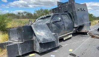 خودروی زرهی عجیب رئیس کارتل مکزیک سوژه  رسانه‌ها شد + فیلم
