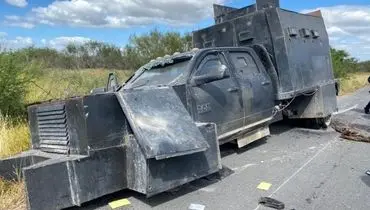 خودروی زرهی عجیب رئیس کارتل مکزیک سوژه  رسانه‌ها شد + فیلم
