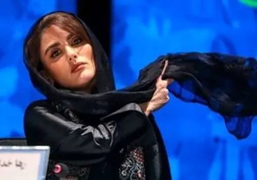 وقار تمام مشکی با چاشنی سنت: رها خدایاری، ستاره «گرگ و میش»، در اکران «مجنون» درخشید!