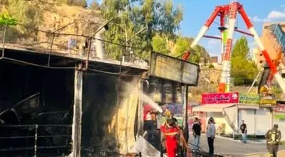 آتش‌سوزی در لوناپارک شیراز؛ آخرین وضعیت خزندگان خطرناک پس از حادثه