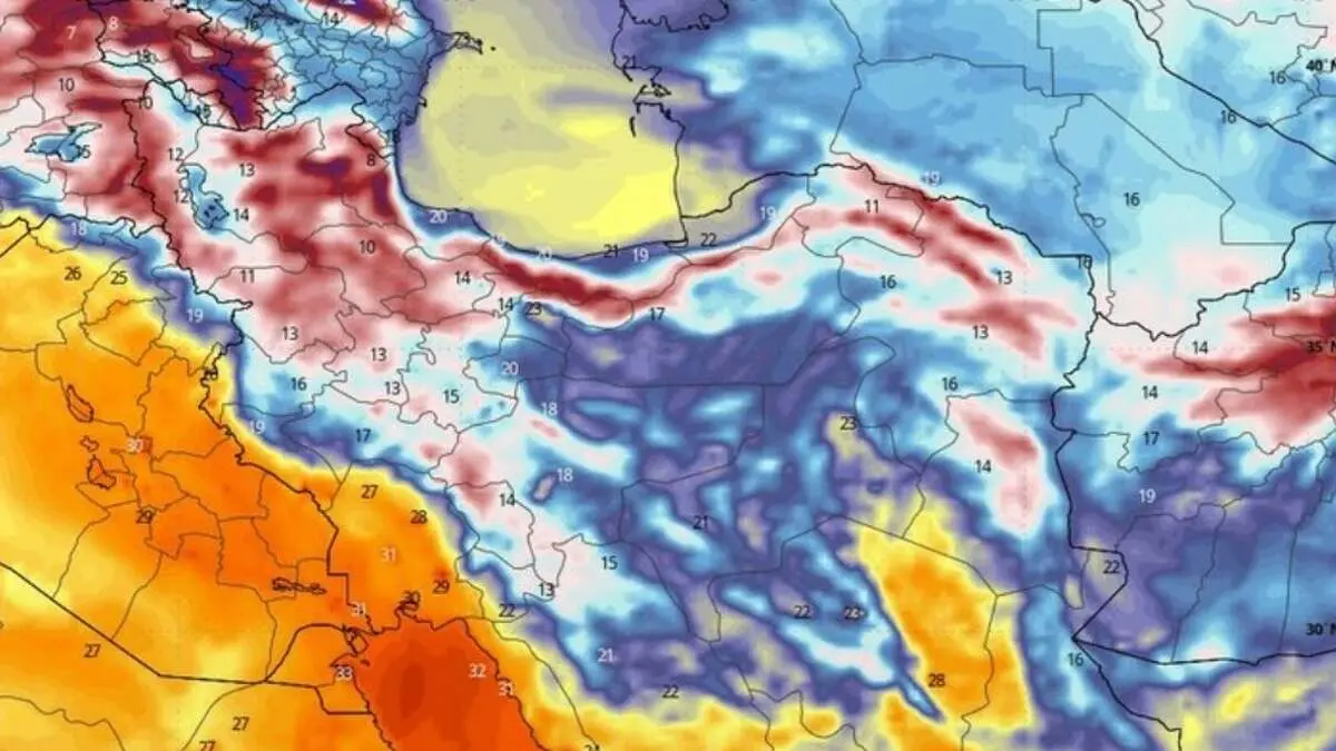 باران و وزش باد شدید در راه شمال کشور