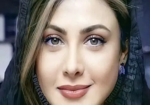 تصویری از آزاده صمدی بعد از ورود به دنیای مدلینگ