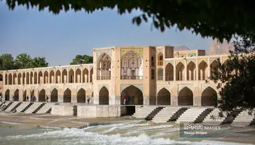 نمایی دل انگیز از زاینده رود زیبا