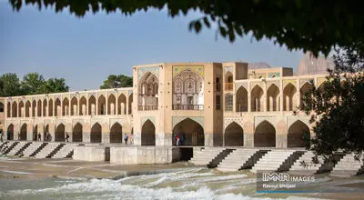 نمایی دل انگیز از زاینده رود زیبا