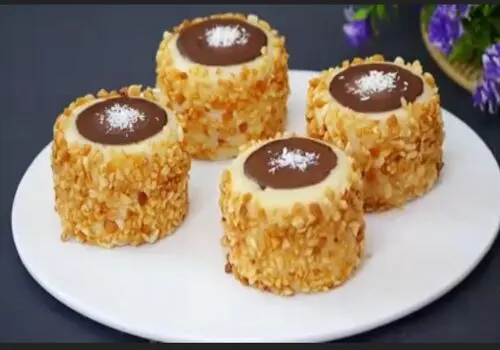 طرز تهیه دسر فوری با بیسکوییت بدون نیاز به فر در ده دقیقه+ فیلم