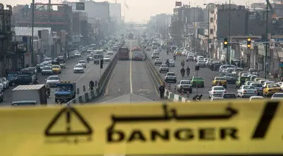 هوای تهران برای هفتمین روز متوالی دروضعیت «قرمز»