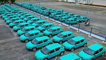 رنگ تاکسی‌های جدید تهران آبی شد+ عکس