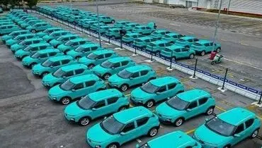 رنگ تاکسی‌های جدید تهران آبی شد+ عکس