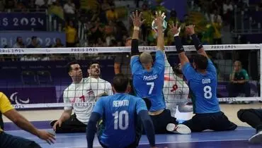 صعود مقتدرانه والیبال نشسته ایران به نیمه نهایی پارالمپیک
