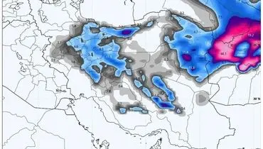  آغاز موج جدید بارش‌ها از امشب