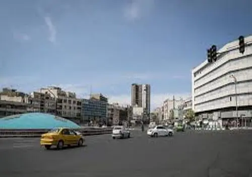 دیوارنگاره جدید میدان ولیعصر تهران به دوزبان فارسی و عبری

