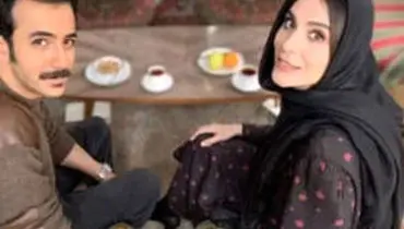 قاب صمیمی علی شادمان و سحر دولتشاهی در کنار خانم بازیگر