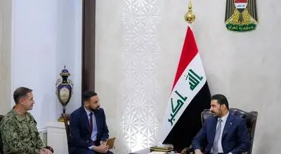 دیدار نخست‌وزیر عراق با فرمانده سنتکام