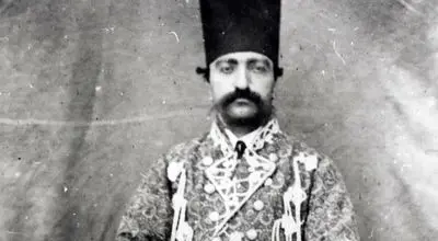 ناصرالدین شاه در سفری به کوهستان