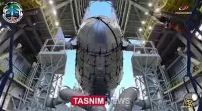 لحظه حرکت ماهواره‌های ایران به‌سوی سکوی پرتاب در روسیه +فیلم