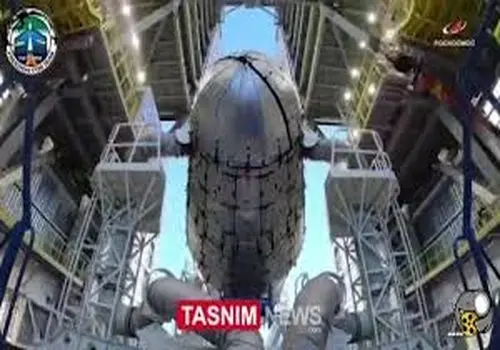 لحظه حرکت ماهواره‌های ایران به‌سوی سکوی پرتاب در روسیه +فیلم