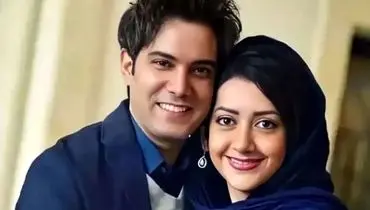 جدیدترین تصویر عاشقانه امیرعلی نبویان و همسرش!