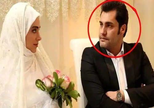 «ویدا جوان و امیرمحمد زند» در اتاق گریم سریال «ماه و پلنگ»