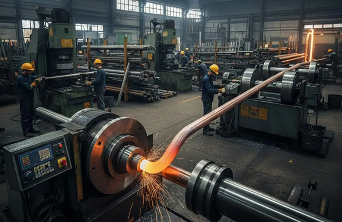 از تولید تا سازه ؛ نگاهی به فرآیند خمکاری لوله در صنایع فلزی
