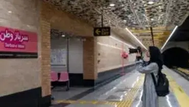 عکس سردیس سردار سلیمانی در ایستگاه جدید مترو