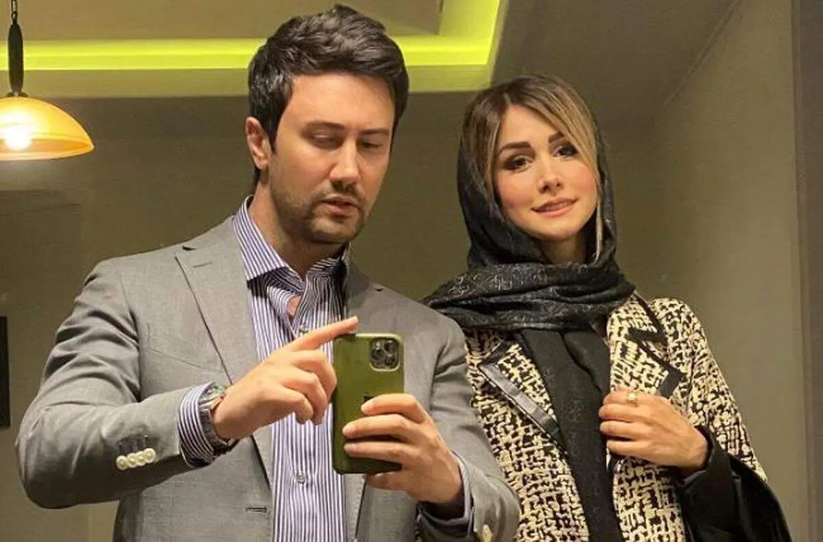 عکس عاشقانه شاهرخ استخری در روز تولد همسرش