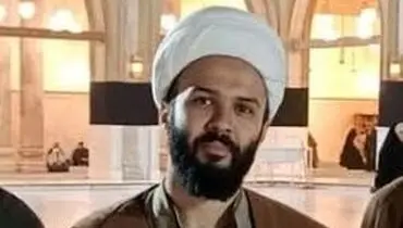 ظاهری متفاوت از چند روحانی در مراسم تشیع پیکر یک شهید/عکس