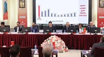 مهر تایید سهامداران بر عملکرد سال ۱۴۰۴ بانک ملت

