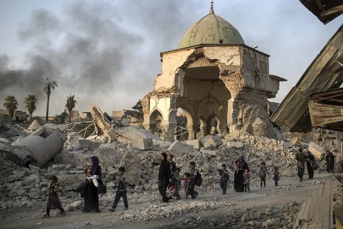 تخریب مسجد ۸۰۰ ساله توسط صهیونیست‌ها+ فیلم