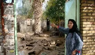 سیل در ایذه به خانه‌ها رسید؛ تصاویری از خسارت‌های مردمی + ویدئو