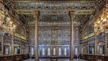 آسیب سازه های کاخ گلستان در حملات هوایی شب گذشته 