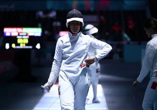 بازی‌های کشورهای اسلامی| صعود ریحانه رضایی به یک‌چهارم نهایی شمشیربازی اپه