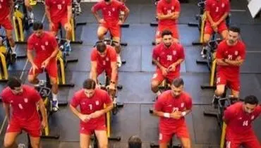 نظارت پهپادی بر تمرین تیم ملی فوتبال ایران!/ویدیو 