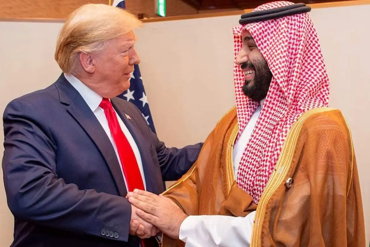  لحظه تشویق اظهارات ضد ایرانی ترامپ توسط بن‌سلمان + فیلم