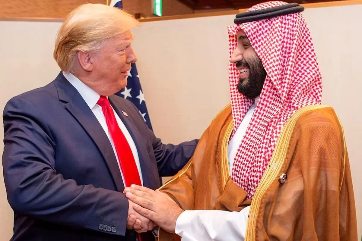  لحظه تشویق اظهارات ضد ایرانی ترامپ توسط بن‌سلمان + فیلم