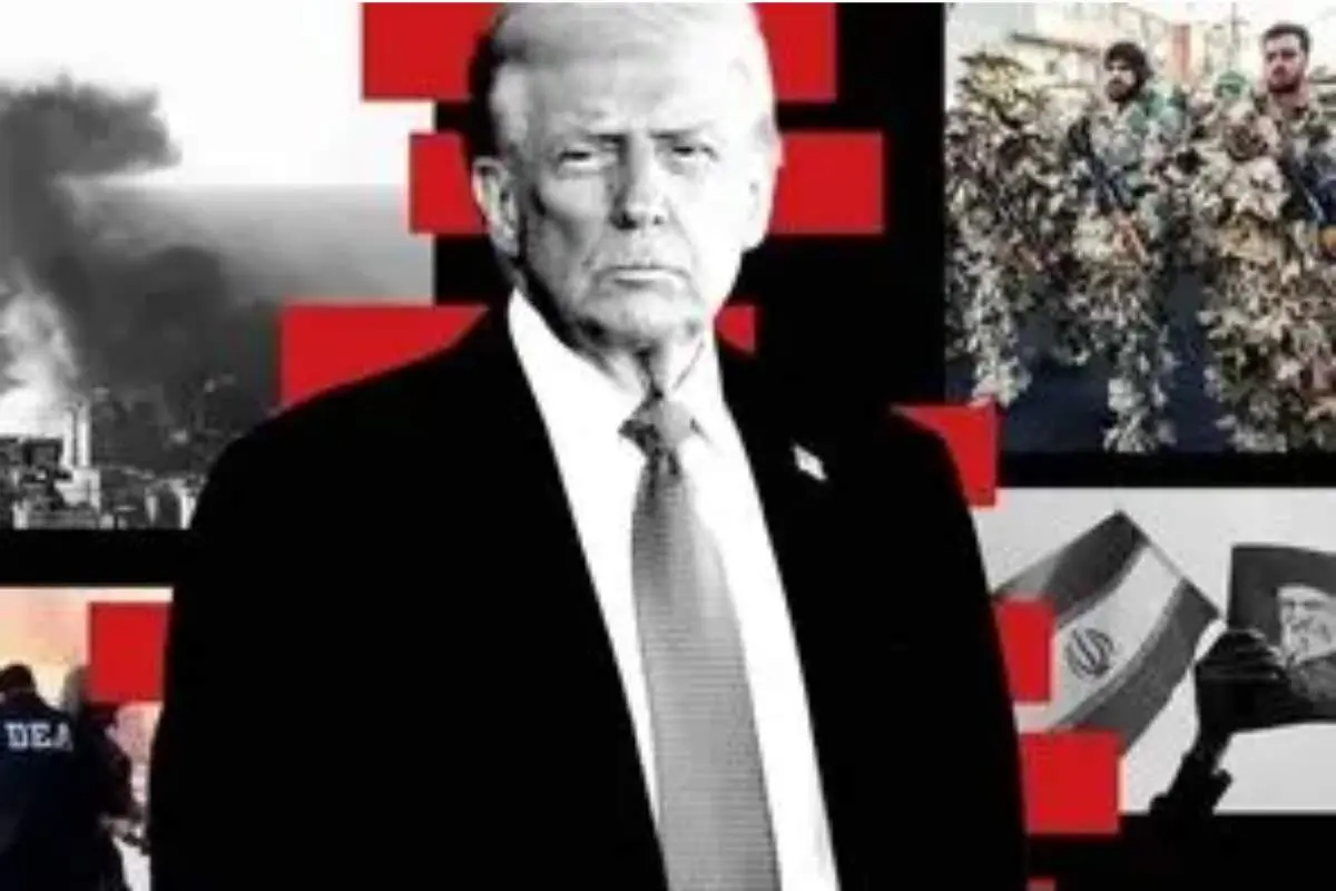 تصویر ترامپ روی بدنه موشک هوافضای سپاه