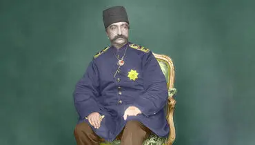 تصویری کمتر دیده‌شده از ناصرالدین‌شاه در آتلیه مشهور لندن