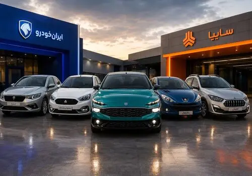 قیمت روز خودروهای ایران‌خودرو و سایپا در ۳۱ شهریور؛ جدول قیمت پرفروش‌های بازار