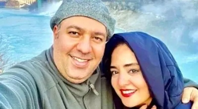 تهران گردی نرگس محمدی به همراه علی اوجی و خواهرش