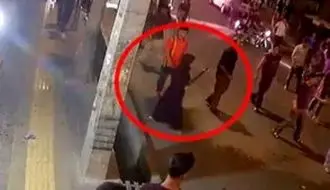 ویدئویی از شمشیرکشی یک زن در نسیم‌شهر
