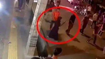 ویدئویی از شمشیرکشی یک زن در نسیم‌شهر