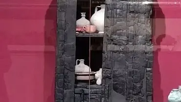 کشف کمد چوبی ۲ هزارساله با ظروف سالم در زیر خاکستر آتشفشان