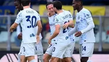 پیروزی لحظه آخری اینتر بر ورونا با چاشنی شانس 