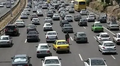 ترافیک سنگین در محورهای تهران و کرج