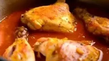 آموزش پخت خورش مرغ و گوجه/ یک غذای فوری و راحت برای روزهای شلوغ!