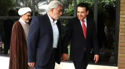 دیدار مشاور امنیت ملی عراق و قاآنی در بغداد