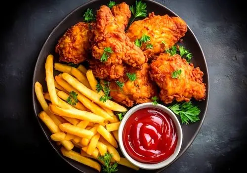 دستور تهیه مرغ سوخاری در فر و هواپز