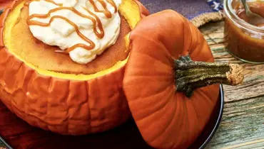 طرز تهیه چیزکیک کدو حلوایی برای بلندترین شب سال

