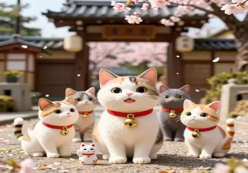 ویدیویی جذاب از روز گربه در ژاپن