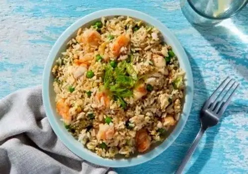 قارچ پلو با نخود فرنگی؛ غذایی باب طبع وگن‌ها