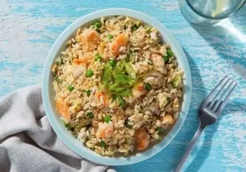 قارچ پلو با نخود فرنگی؛ غذایی باب طبع وگن‌ها